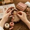 Kit Patchwork in Tessuto per Creare Bambole - Materiali da Cucito Fai da Te per Principianti