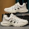 Atmungsaktive Mesh-Schuhe Plateau Dad-Schuhe Neue Herren-Freizeit-Plateau-Herrenschuhe Leichte Luxus-Sportschuhe