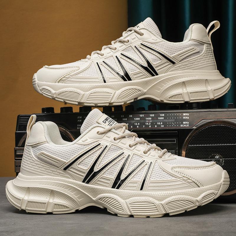 Atmungsaktive Mesh-Schuhe Plateau Dad-Schuhe Neue Herren-Freizeit-Plateau-Herrenschuhe Leichte Luxus-Sportschuhe