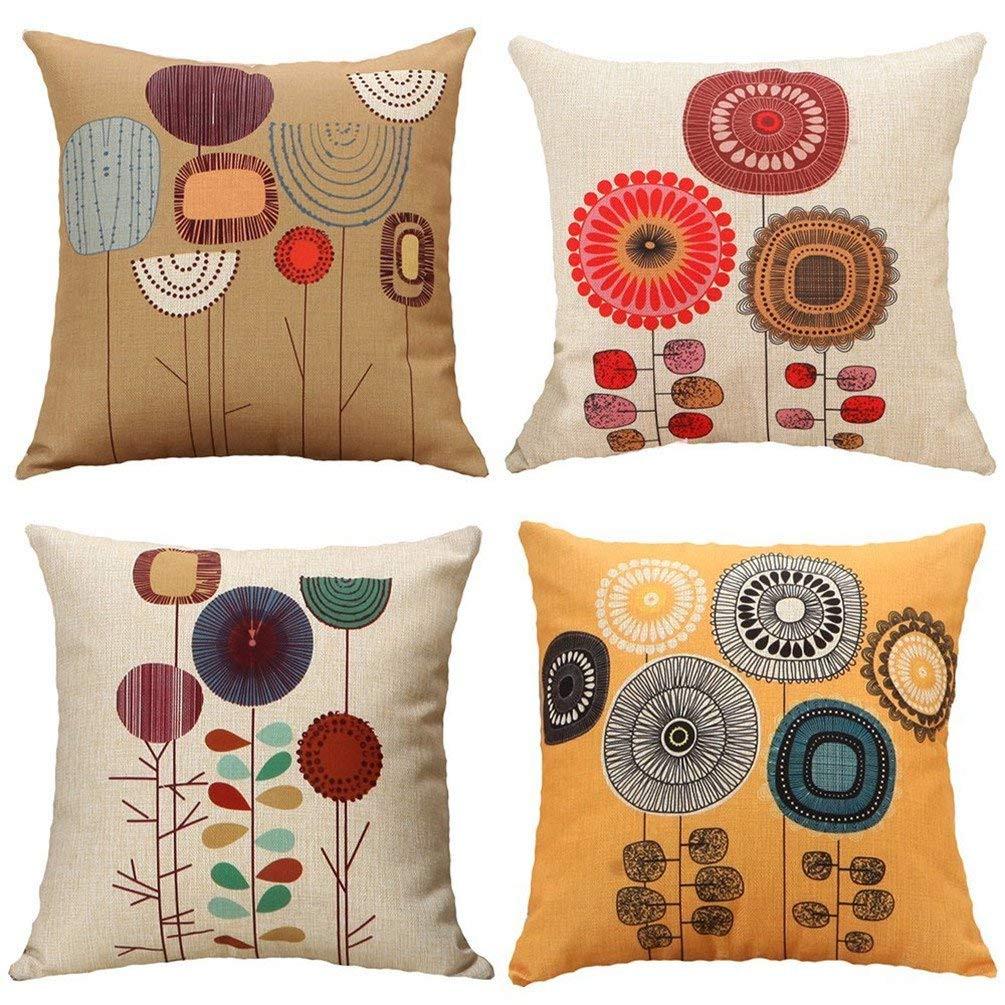 Buy Style of Art Pillow Pillow Cases Linen Sofa Cushion Cover Home Decor Pillow Core at