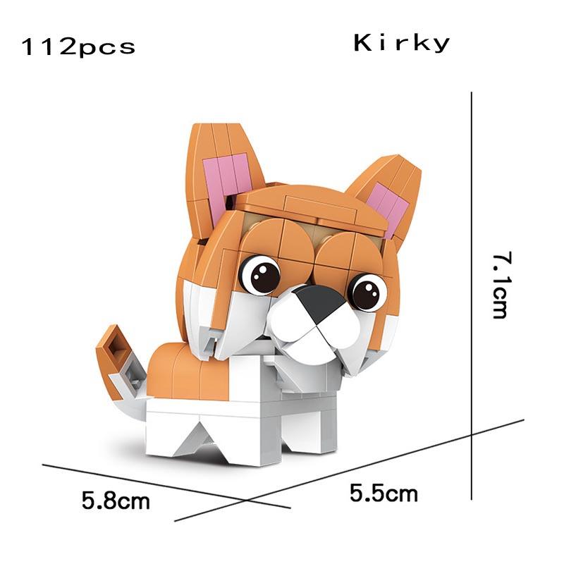 Creative Animal Koala Dog Kookaburra Penguin Flamingo Collie Sea Lions Raccoon Mini Figures Building Bricks Kid Block Toys