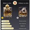 8PCS Quick Freeze Whiskey Stones Reusable Stainless Steel Ice Cubes for Vodka Wine Beer Juice Whisky Rock Cooler Chiller Tools