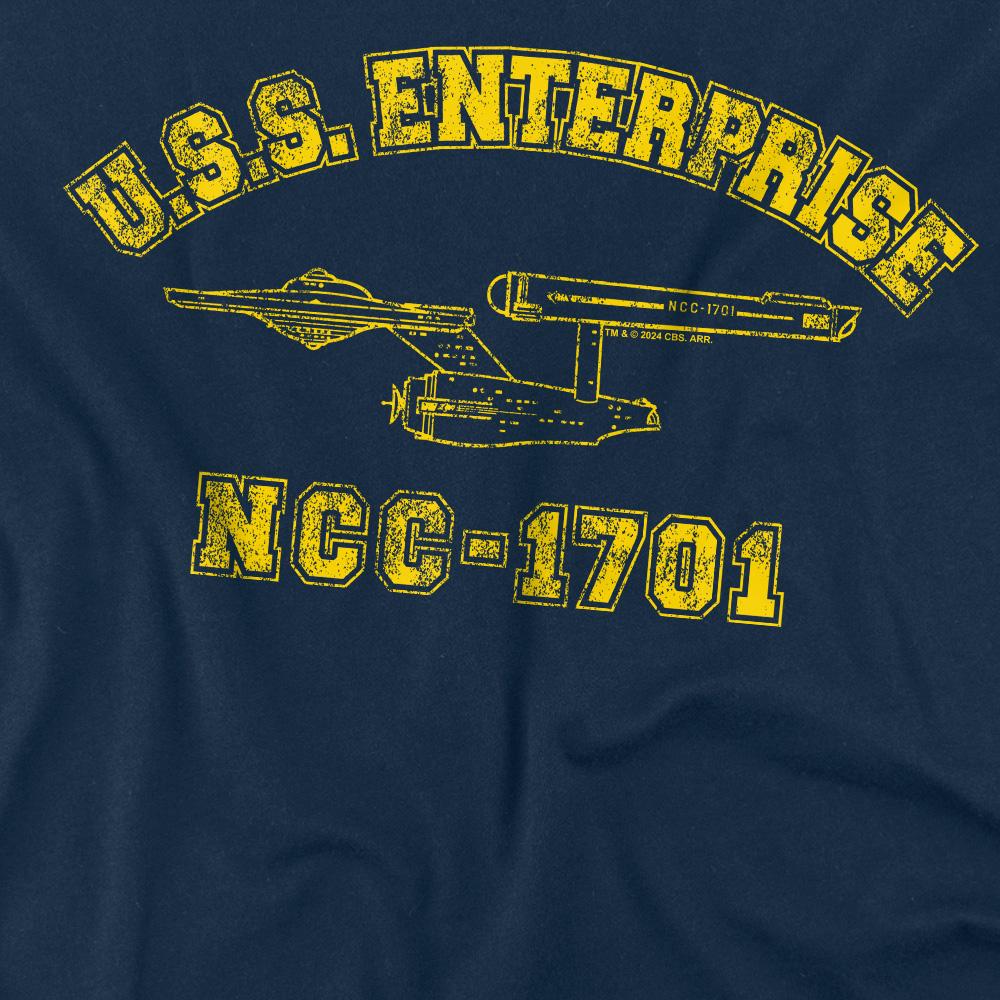 Star Trek Mens Enterprise Athletic T-Shirt