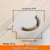 Round Plastic Cable Grommet Hole Cover for Office Desk - Sizes 50/60/65/80 Mm