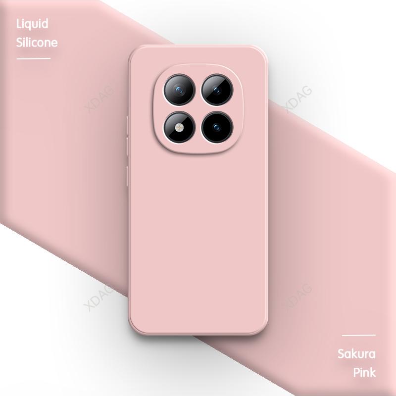 Funda Original para Teléfono para Xiaomi Redmi Note 15 Pro Plus Pro+ Note15 15Pro 5G Silicona Líquida Suave Simple Cubierta Trasera Funda Carcasas
