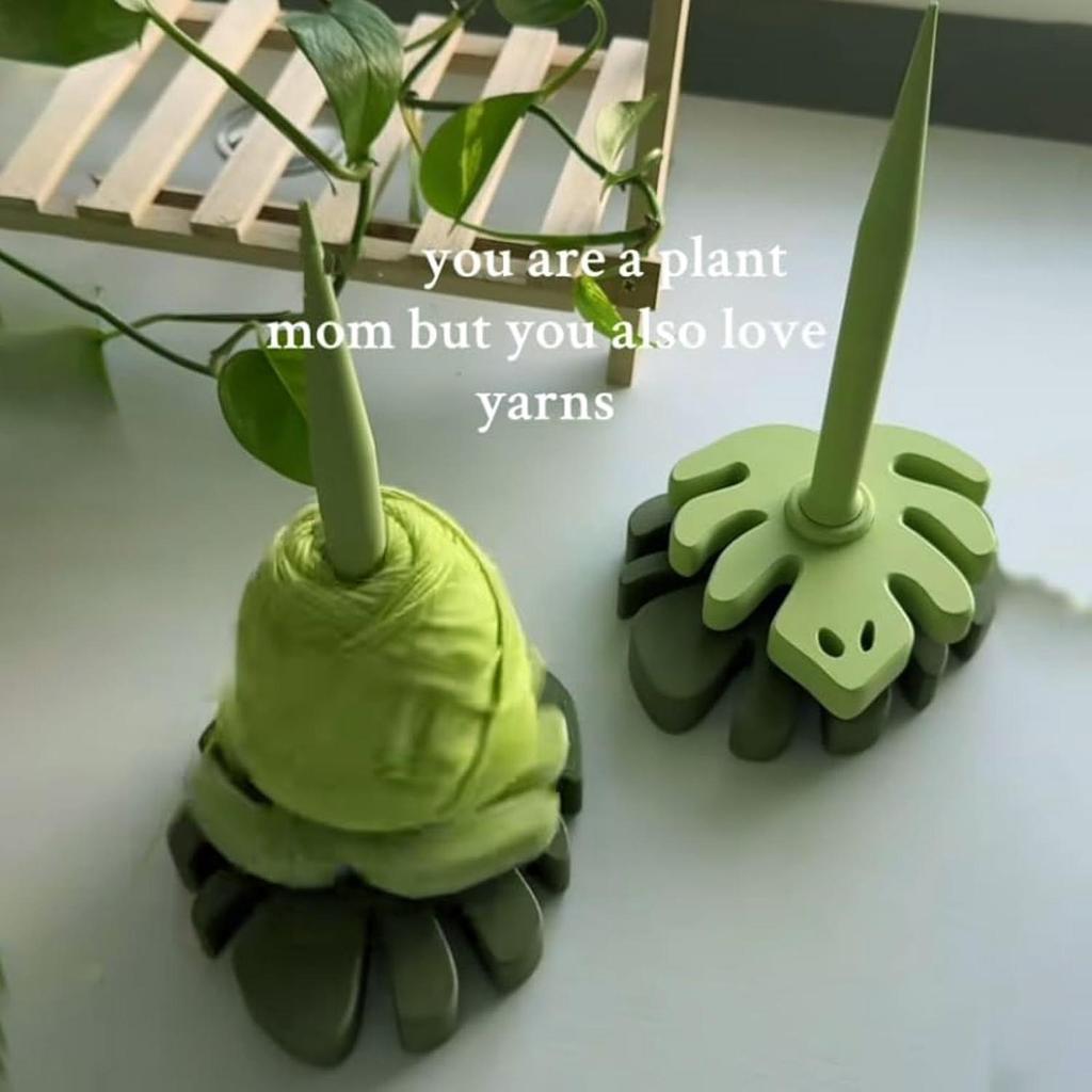 Yarn Holder Spin Yarn Holder For Crocheting 3D Printed Stand Accessories Spool Knitting Sewing Crafts Arts For Adults Beginners