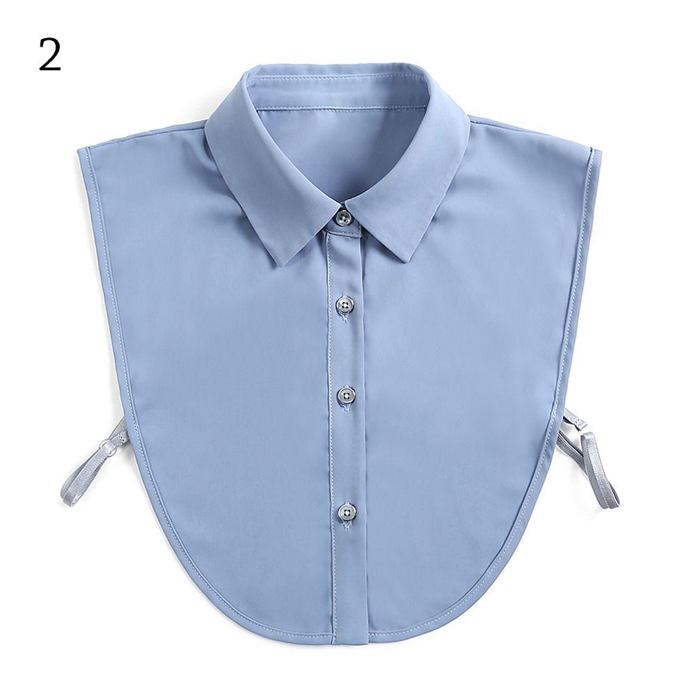 Women Classic Chiffon Blouse False Collar Lapel Clothes Accessories Shirt Fake Collar