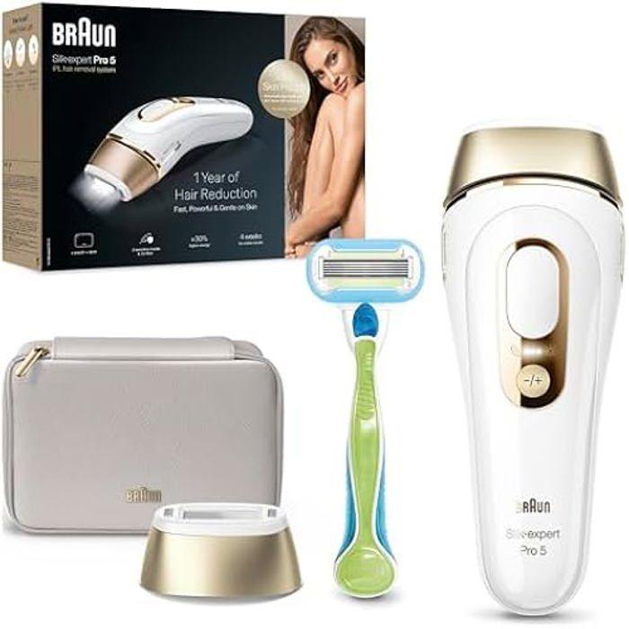 Epilateur IPL BRAUN Silk-expert Pro 5 PL5052 - Sans fil - Technologie IPL - Tête de précision