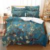 Elegantes Blumen-Bettwäscheset, Bettbezug-Set, 3D-Bettwäsche, Digitaldruck, Queen-Size-Bettwäscheset aus Polyester, modisches Design, bunt