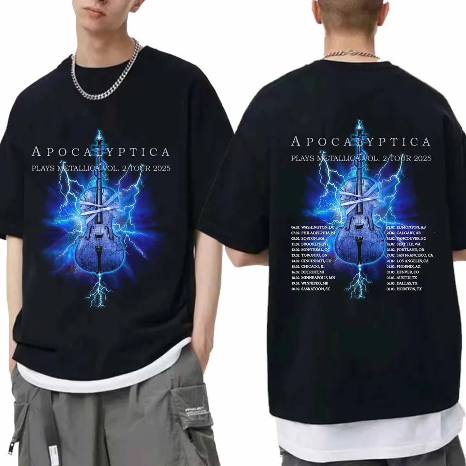 Apocalyptica 2025 Tour Double Sided Shirt