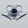 Modern Smart Ceiling Fan with Light Bedroom Retro LED Dimmable Chandeliers Fan Flush Mount Enclose Ceiling Fans Lamp Fixtures