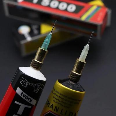 Adaptateur d'aiguille pour colle Q9 avec aiguille Convertisseur de flux Contrôle du débit de colle Réglage de la taille de l'aiguille Tête d'expansion de colle pour B7000/T7000/T8000