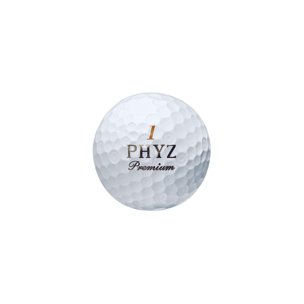Bridgestone PHYZ Premium Golf Balls 12 Pack Gold Pearl