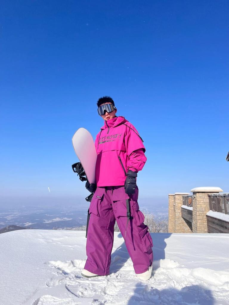 Winter Harbin Ski Pants: Unisex, Windproof, Waterproof, with Large Pockets - Ideal for Skiing, Casual Wear, and Workwear