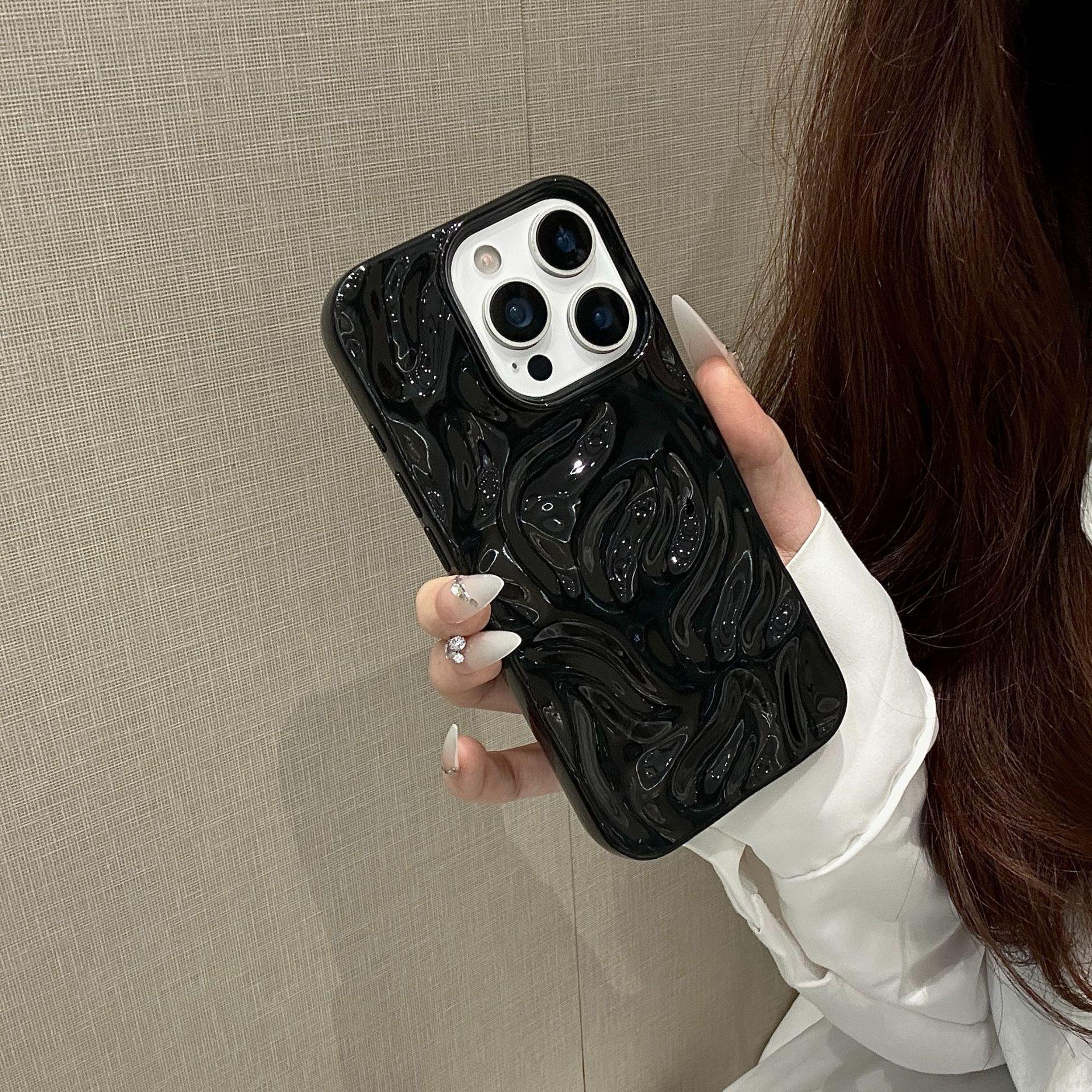 

Fashionable Phone Case, Meteorite Patterned Phone Case One Size чёрный