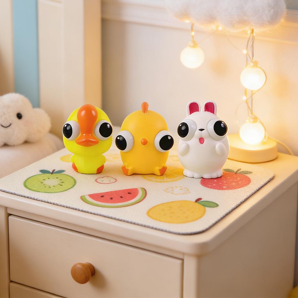 Staring Animal Stress-Relieving Ball, Soft Rubber Bubble, Suitable For Children's Gifts.