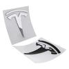 9x8.8cm ABS Car Trunk Badge Sticker for Tesla Model Y Auto Rear Tail Emblem Decal Exterior Decoration