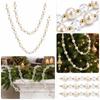 Acrylic Bead Garland Pearl Bead Garland Acrylic Tree Bead Garland  Christmas Tree Decor