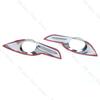 2PCS For Nissan Altima 2013 2014 2015 Front Bumper Fog Light Lamp Chrome Trim Sticker Cover Frame Grille Foglamp Lid Bezel Hood