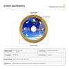 Ultra-Thin Diamond Saw Blade for Dry Cutting: Rock Slab, Porcelain, Marble, and Stone Tiles