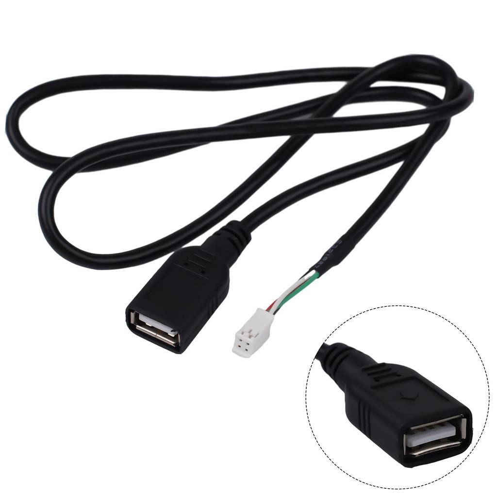 4Pin Connector USB Extension Cable Adapter for An Car Radio Stereo