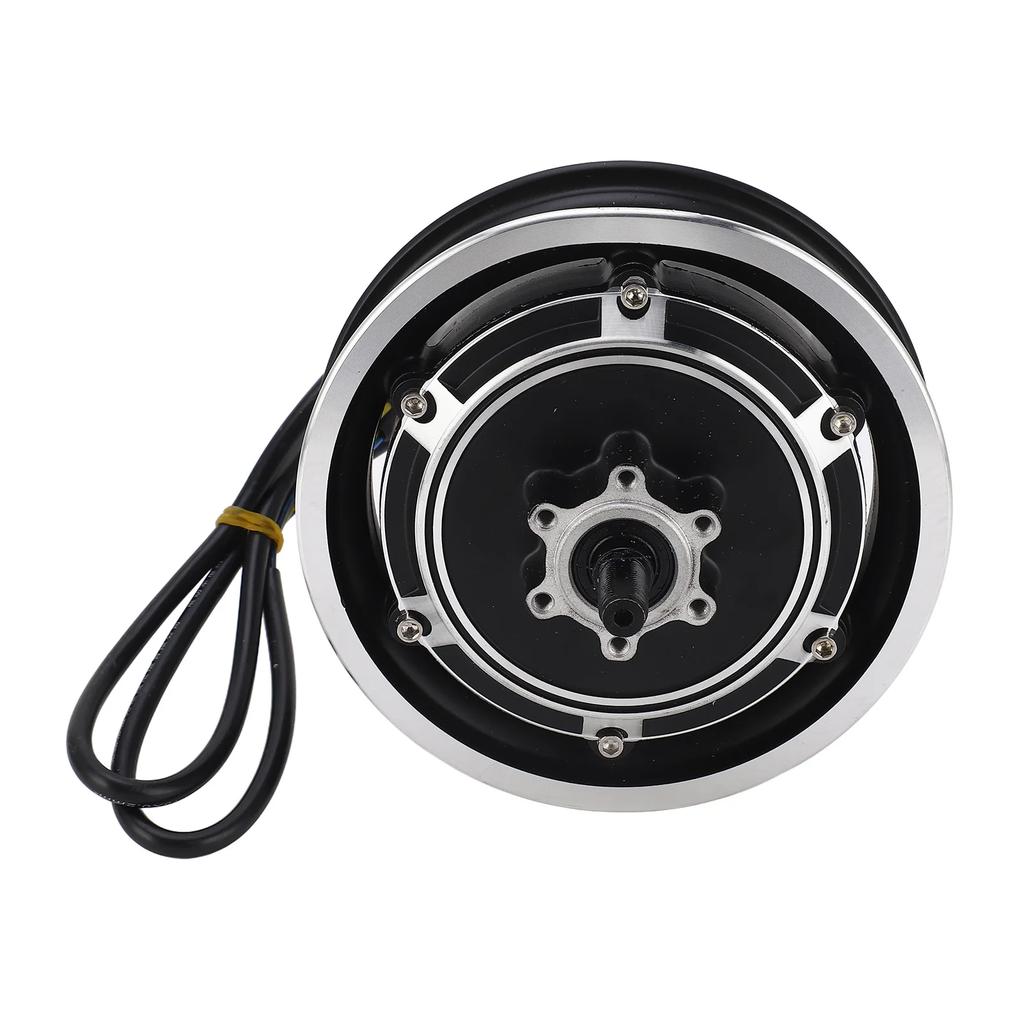 48V 1000W Hub Motor Electric Scooter Hub Motor Electric Bike Brushless Disc Brake Hub Motor for 10 Inch Outer Tire Hub Motor