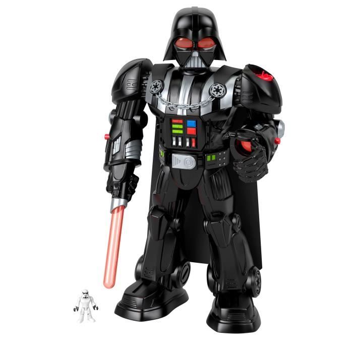 Robot Imaginext Dark Vador de plus de 60 cm, avec effets sonores et lumineux, Star Wars, dès 3 ans, Fisher-Price HXG51