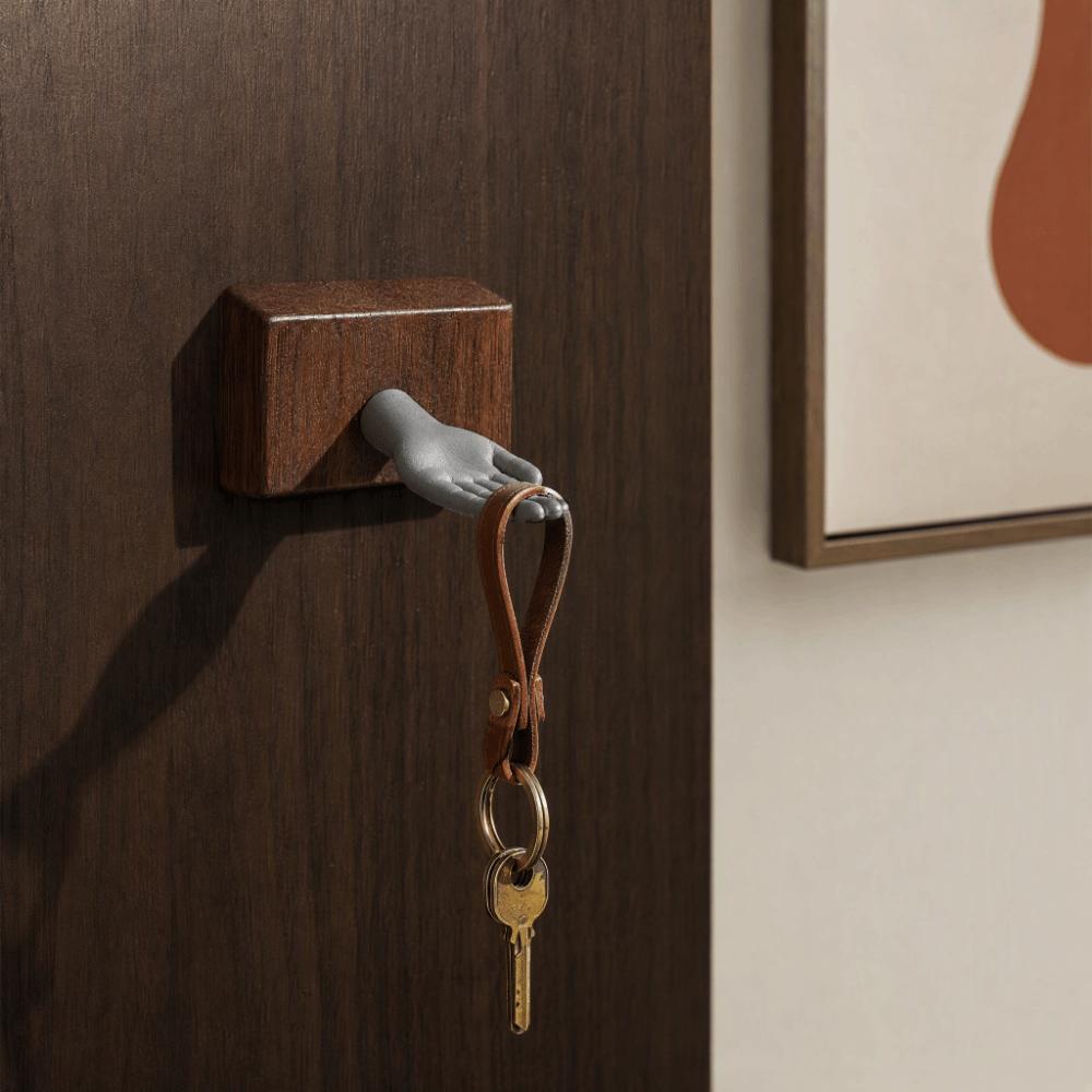 3D-gedruckter Handform-Schraubhaken Realistischer Wandhalter Schlüsselhalter Einzigartiger Schlüsselaufhänger Eingangsbereich