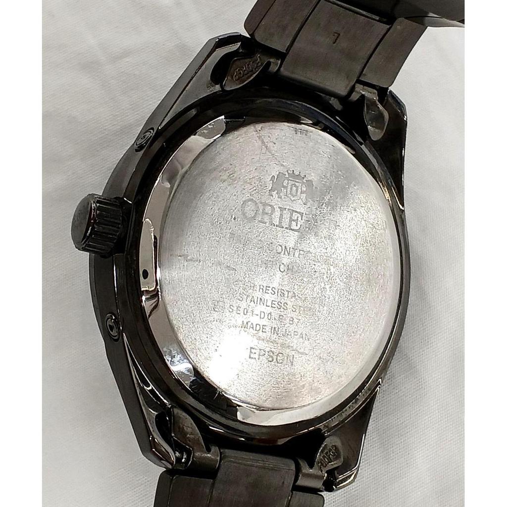 Used ORIENT SE01-D0-B Radio Solar Watch