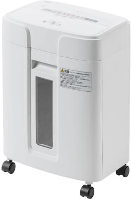 SANWA DIRECT Aktenvernichter für den Heim- und Gewerbegebrauch Elektrischer Mikro-Schnitt Vernichtet 10 Blatt Kompatibel mit Heftklammern und Karten 16L 400-PSD057