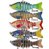 Swimbait Fishing Lures 7-Jointed Simulation Tackle For Fishing Realistic Angling Swimbaits For Saltwater Freshwater Pond Ice