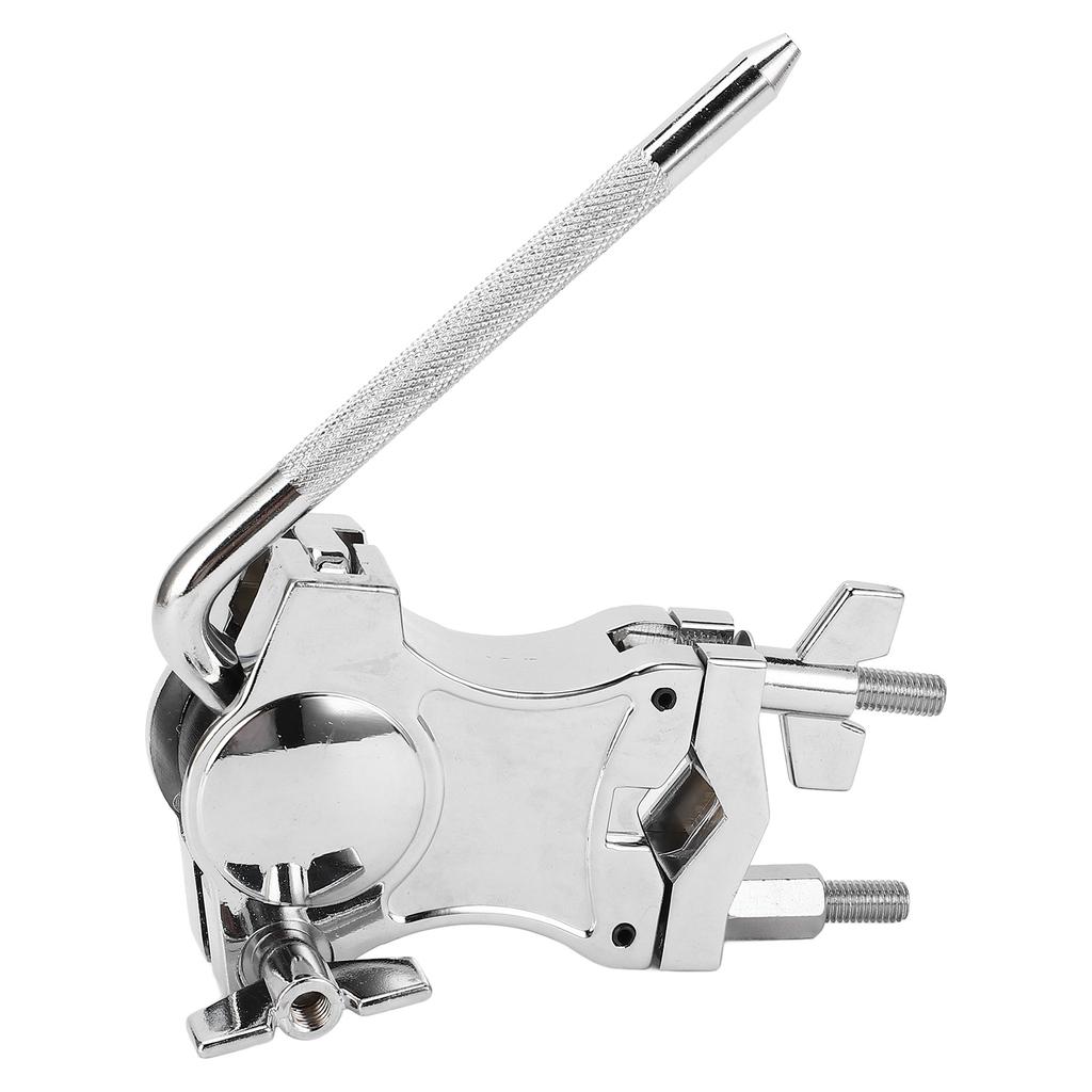 L Rod Cowbells Clamp Adjustable Stainless Steel Drum Clamp Cowling Mounting Bracket for Drum Accessories