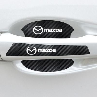 Car Door Bowl Carbon Fiber Protective Film Door Handle Sticker Luminous Scratch Handle Scratch Door Bowl Protective Sticker