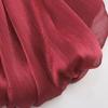 Romantic Style Water Ripple Organza Fabric 1m Bright Crepe Gauze Tulle DIY Wrinkled Fabric Wedding Decorative