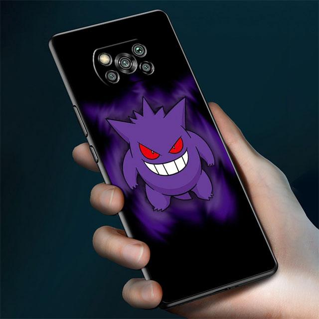 

Чехол для Xiaomi Mi Poco X3 NFC X4 Pro F3 M3 C40 F4 GT M5 M4 F1 11 Lite 11T 10T 9T силиконовый чехол для телефона Pokemon Gengar Cool Funda Mi 9T