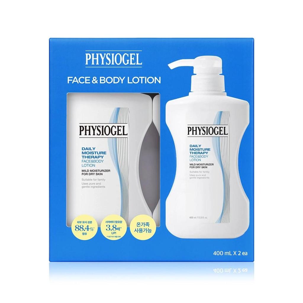 Physiogel Face and Body Lotion 400ml x 2