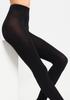 Women's Cotton Tights with Added Wool Black 602 Cotton Legs