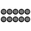 10pcs Round Cabinet Air Duct Vent Dia.35mm Steel Louver Mesh Hole Plug Decoration Cover Wardrobe Grille Ventilation Systems