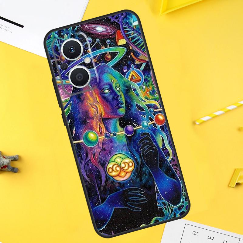 Spiritual Trippy Psychodelic For OPPO Reno 13 14 12 11 10 Pro 14F 13F 12F 11F 7 8 Lite 8T OPPO Find X5 X6 X8 X9 Pro Case