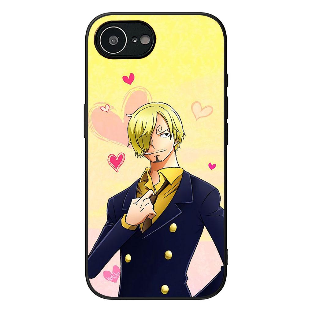 Cover for Apple iPhone 13 12 Mini XS 11 Pro Max 7 8 Plus XR SE 2022 2020 SE3 Coque Phone Case Sanji Roronoa Zoro One Piece Luffy
