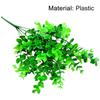 1 Pc 7-Branches Green Artificial Fake Plastic Eucalyptus Leaves Plant Home Decor