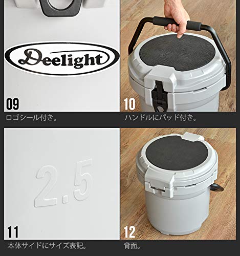 Ice bucket gallon Deelight Ice Bucket 2.5 [olive / 9.34L]