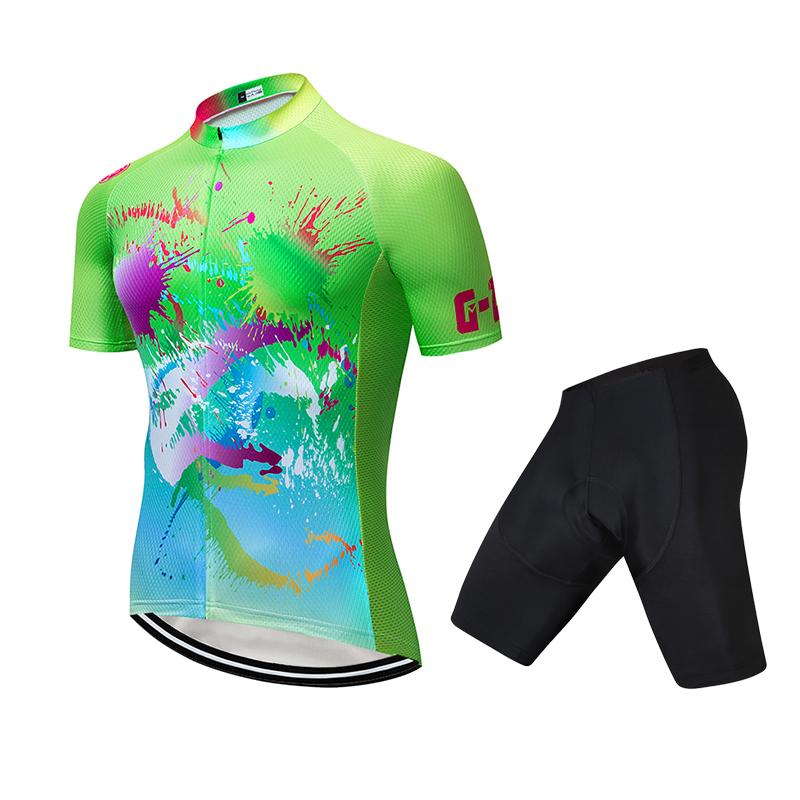 

2026 Spring Short sleeves Cycling Jersey Breathable Quick-Drying Cycling Jersey Men s Mountain Road Cycling Jersey Sets XXL