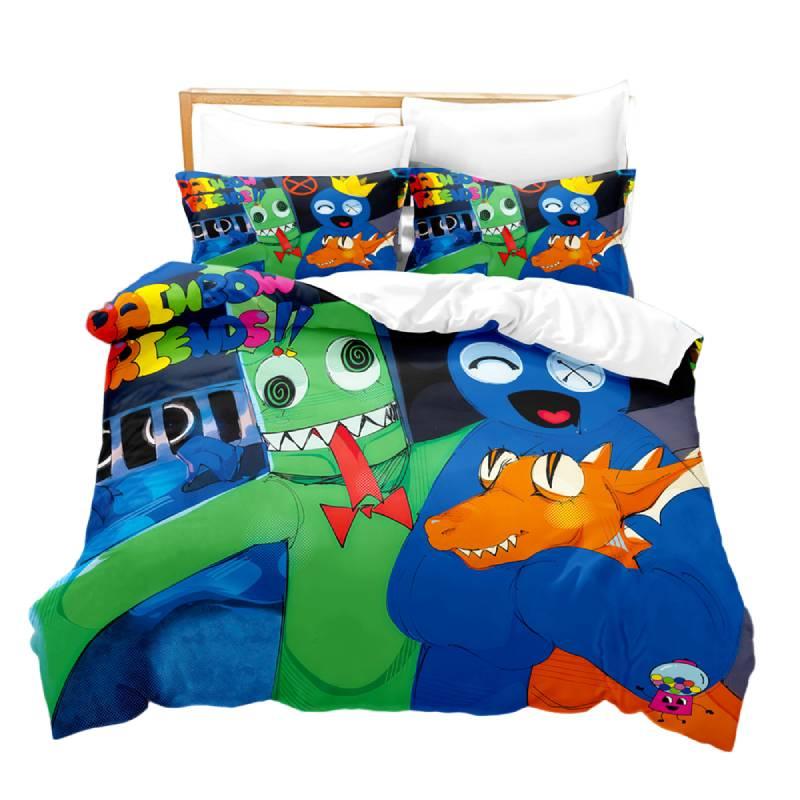 Adorable Rainbow Friends Duvet Cover Set Add Some Charm To Your Room