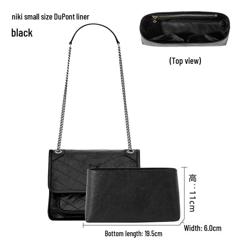 

Водонепроницаемый внутренний мешок из бумаги DuPont для сумки-хобо Niki от Roland s - Подходит для больших, средних и малых размеров. Small