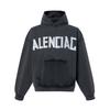 Balenciaga Ripped Pocket Tape Type Hoodie 744441TRVK21041