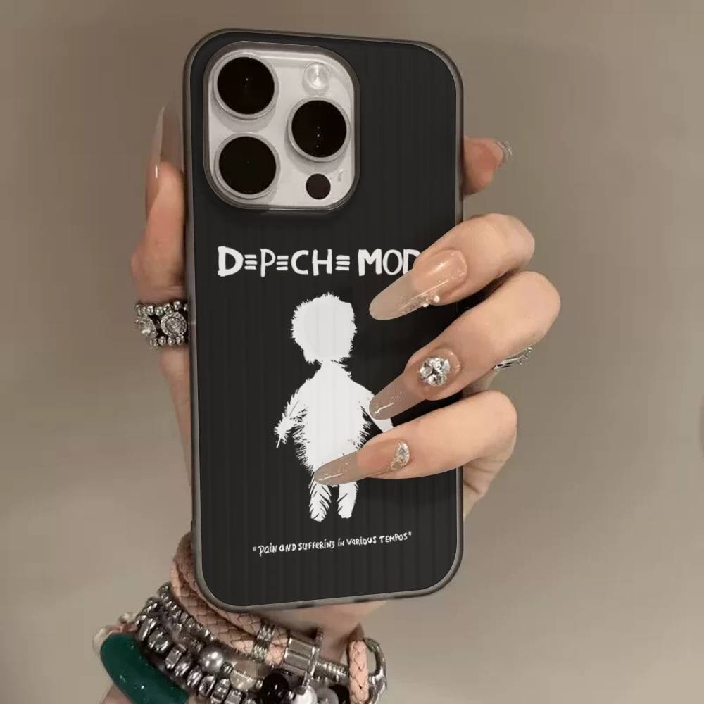 

D-Depeche Mode Rock Band For IPhone 17 16 15 14 13 12 11 Pro Max Plus Pro Corrugated Shockproof Matte Phone Cover iPhone 17 Pro
