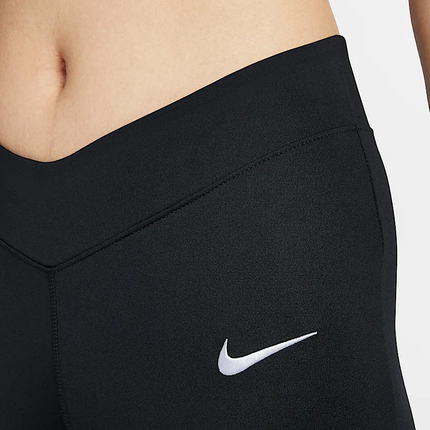 Nike Odzież sportowa Zespół Spodnie średniej wysokości Stylowe casualowe Damskie doły Czarny IB5586010