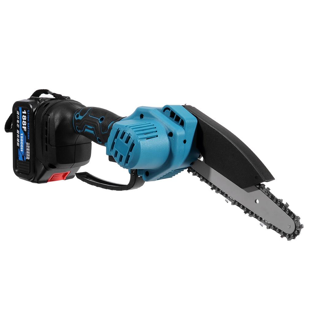 6 Inch Brushless Garden Tool with 19800H Battery Mini Electric Chain Saw Cordless Woodworking Pruning Chainsaw