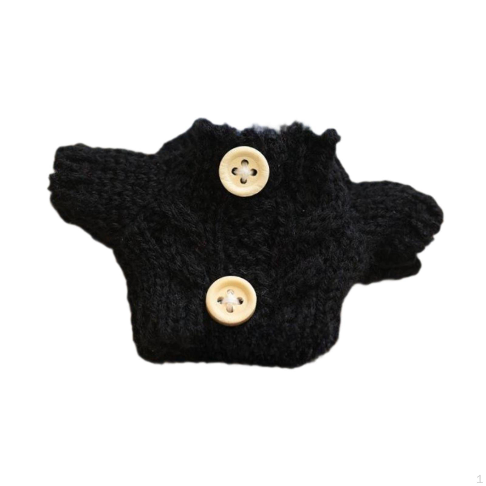 

Кукла Футболка Мягкая игрушка Аксессуары Подарок на день рождения Украшения Одежда Наряды black Buttons